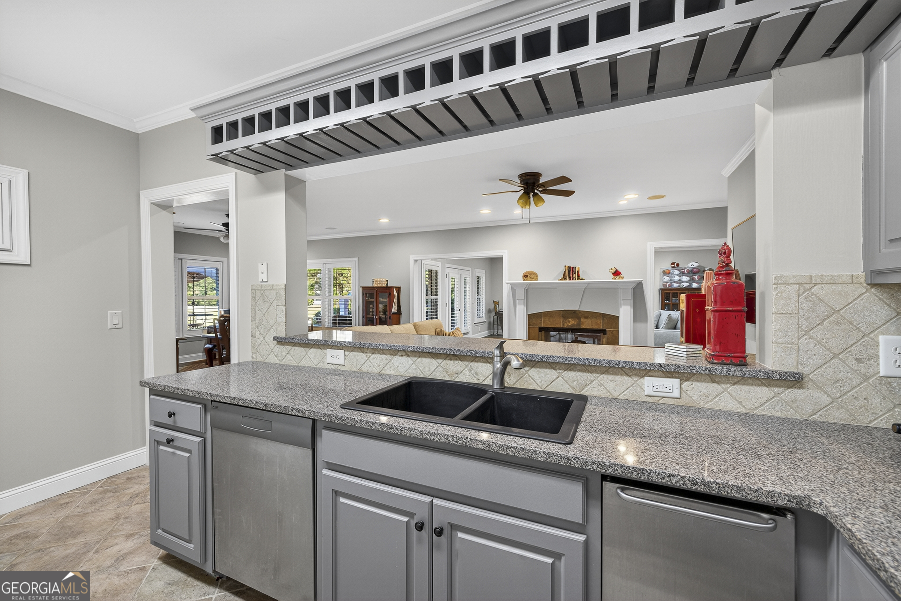 675 Garden Circle Statham, GA 30666 - Photo 86 of 98 a kitchen with a sink and cabinets