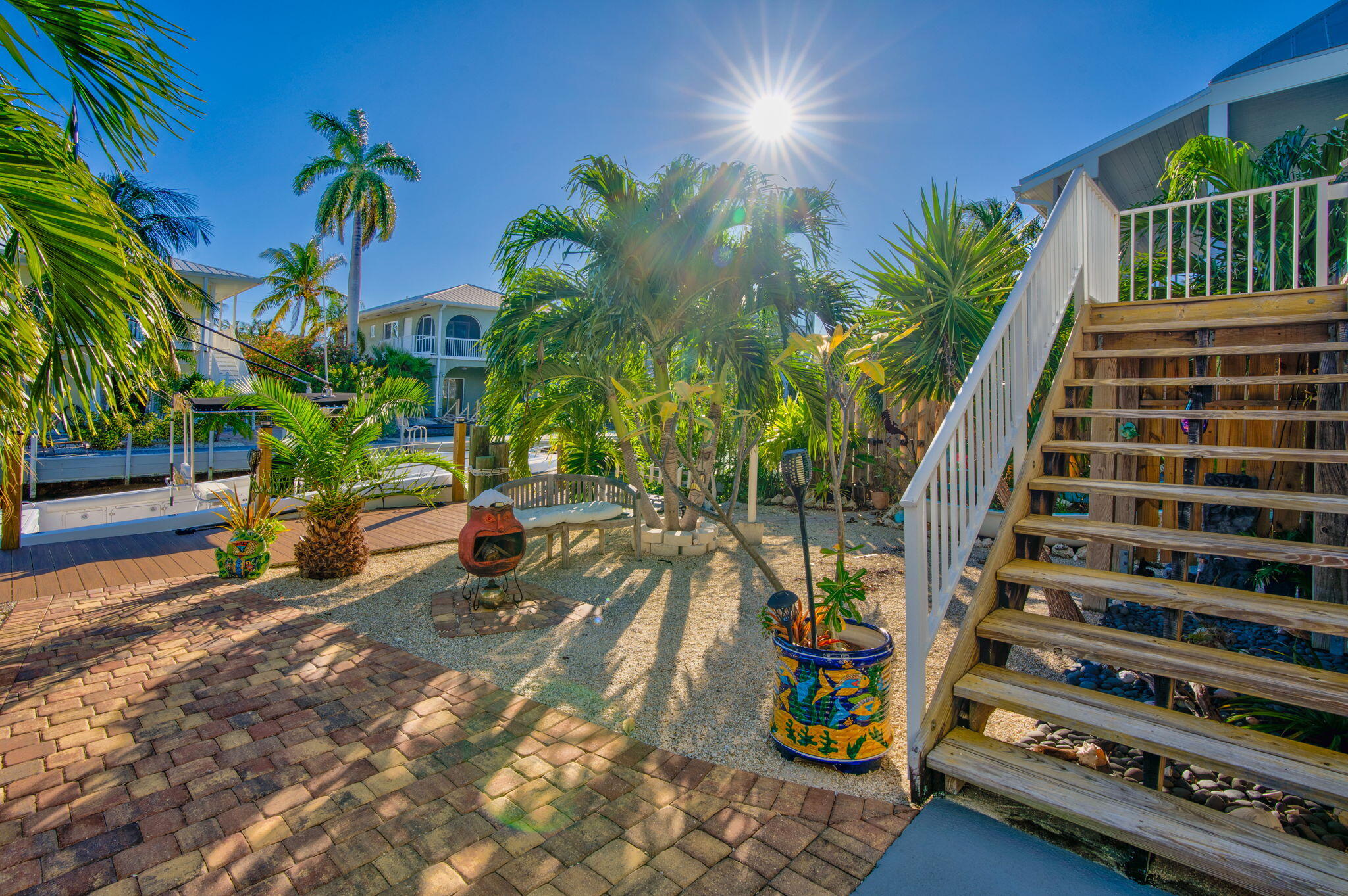 28560 Doubloon Road Summerland Key, FL 33042 - Photo 6 of 52 a view of stairs and a yard