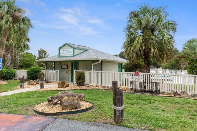 a house view with a outdoor space