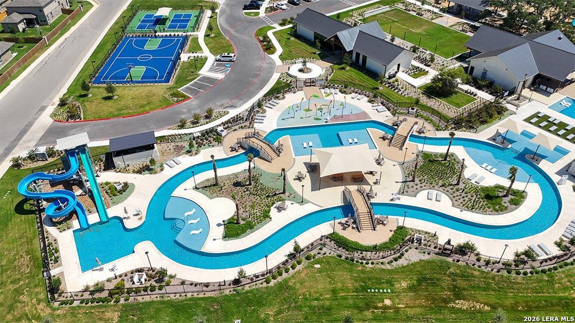 14731 Clay Rdg Run San Antonio, TX 78253 - Photo 53 of 55 an aerial view of a house with swimming pool
