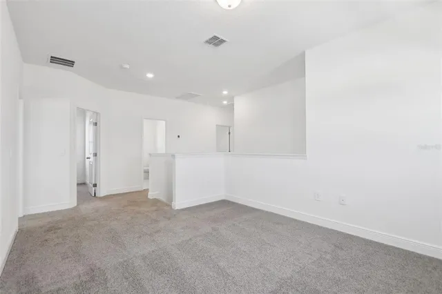 a view of empty room