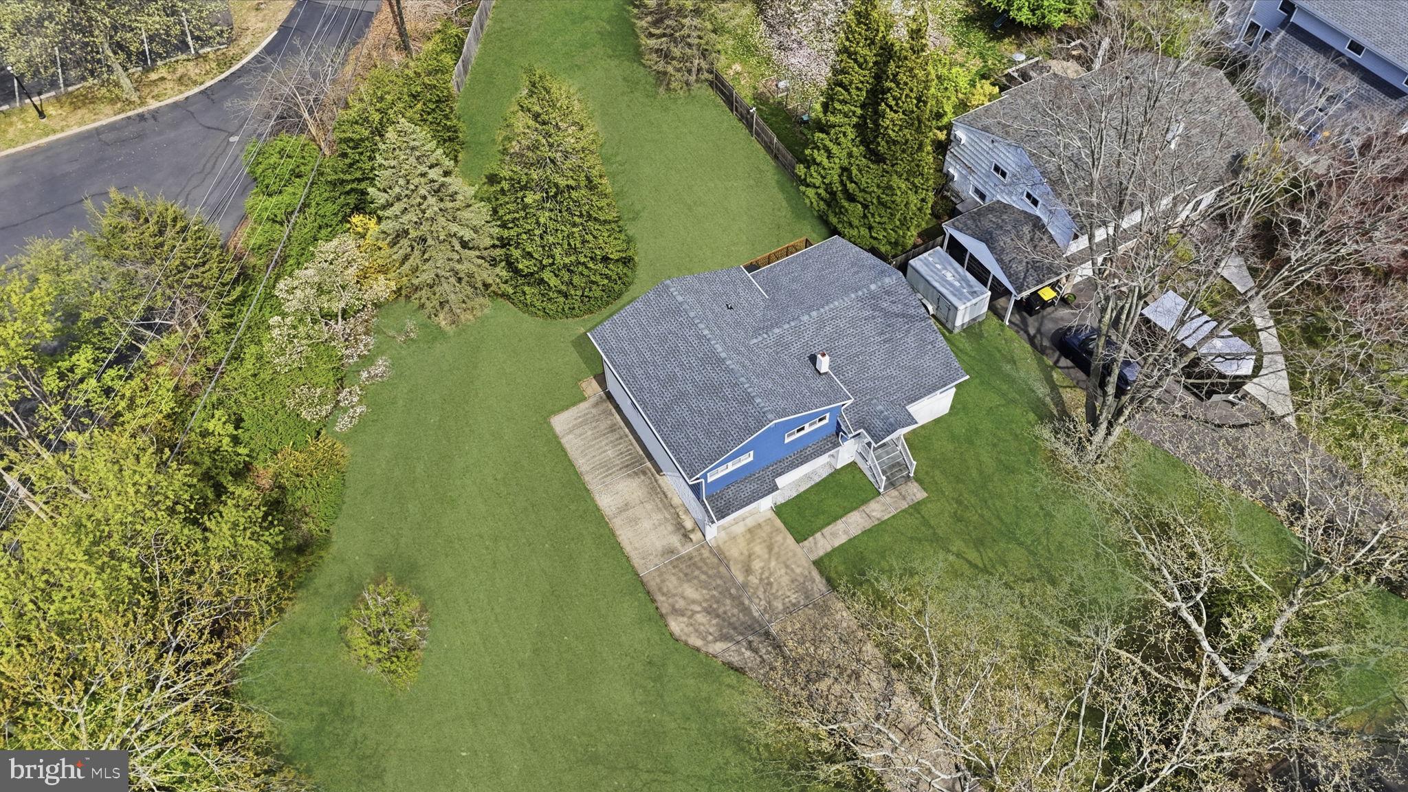 28 Green Ridge Road Yardley, PA 19067 - Photo 2 of 49 an aerial view of a house with a yard