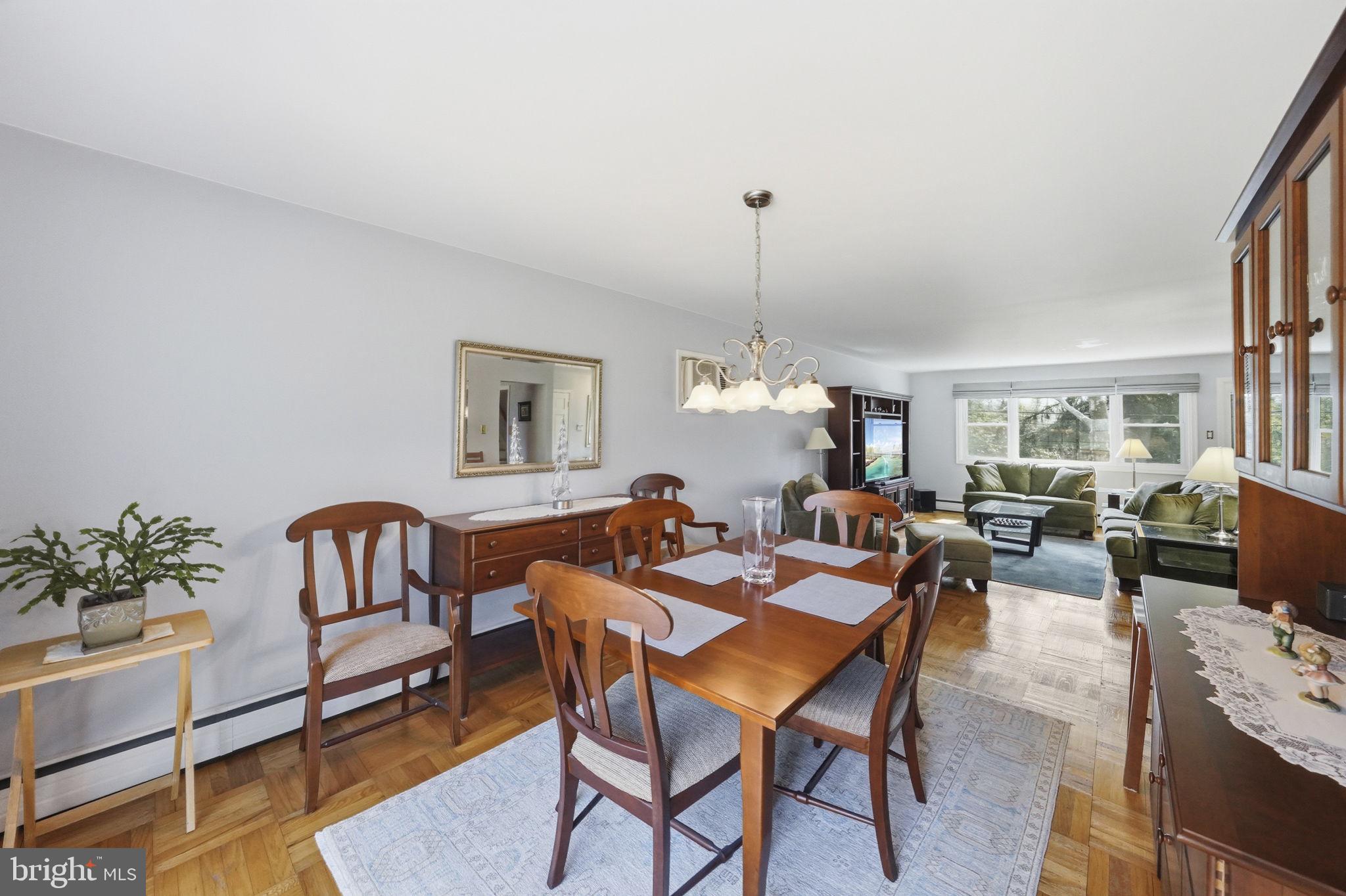 28 Green Ridge Road Yardley, PA 19067 - Photo 9 of 49 a dining room with furniture a chandelier and window