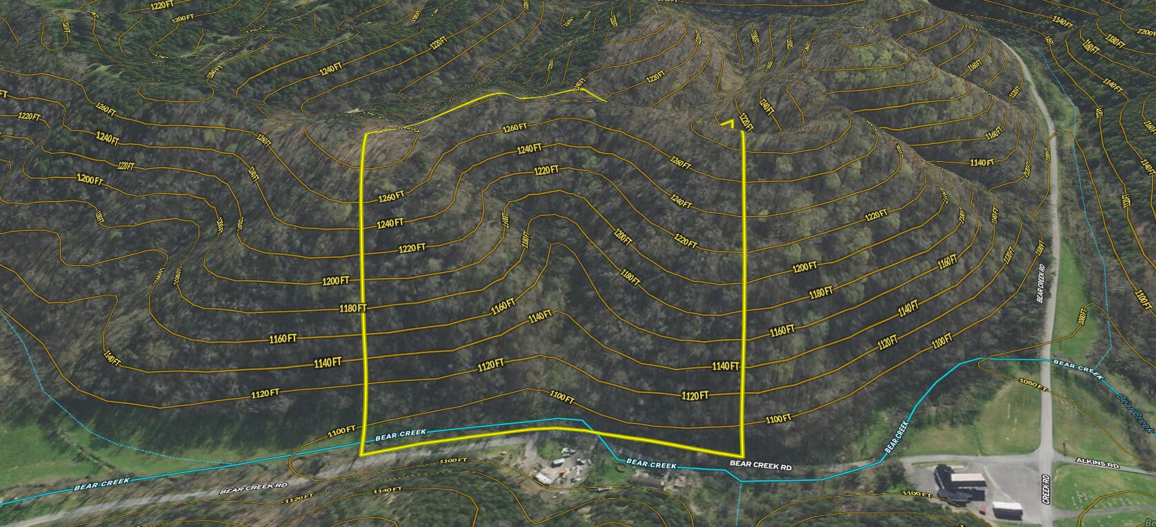 Tbd Bear Creek Road Bybee, TN 37713 - Photo 47 of 49 Cocke Co TN 12.7_3D_Contour
