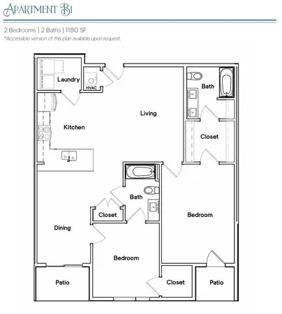 $1,595 | 2425 Pea Ridge Road, Unit A410, Clarksville, TN 37040