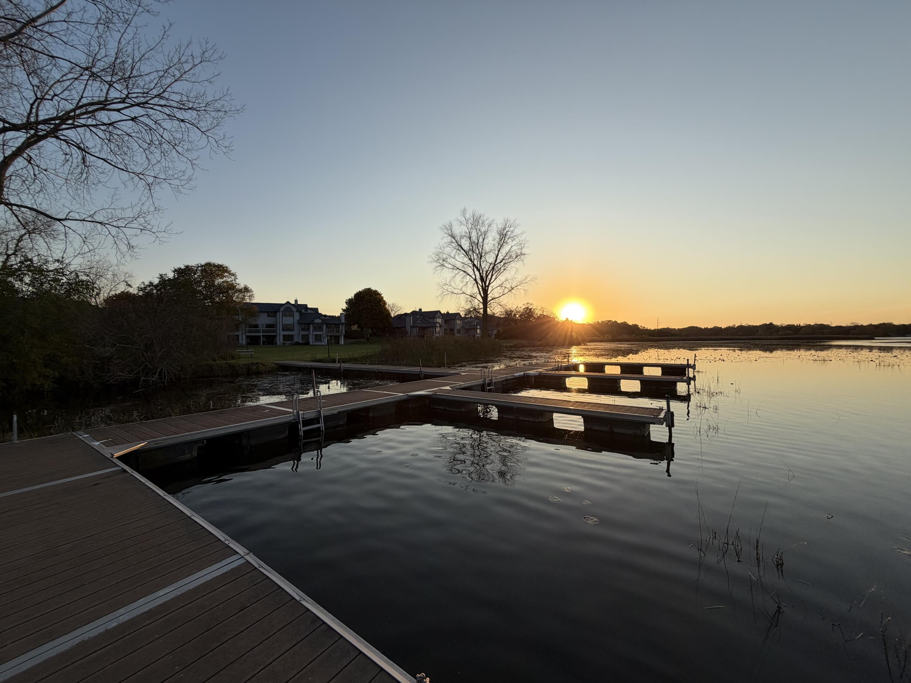 613 Bayview Road Mukwonago, WI 53149 - Photo 4 of 58 Phantom Lake Sunsets from HOA Pier