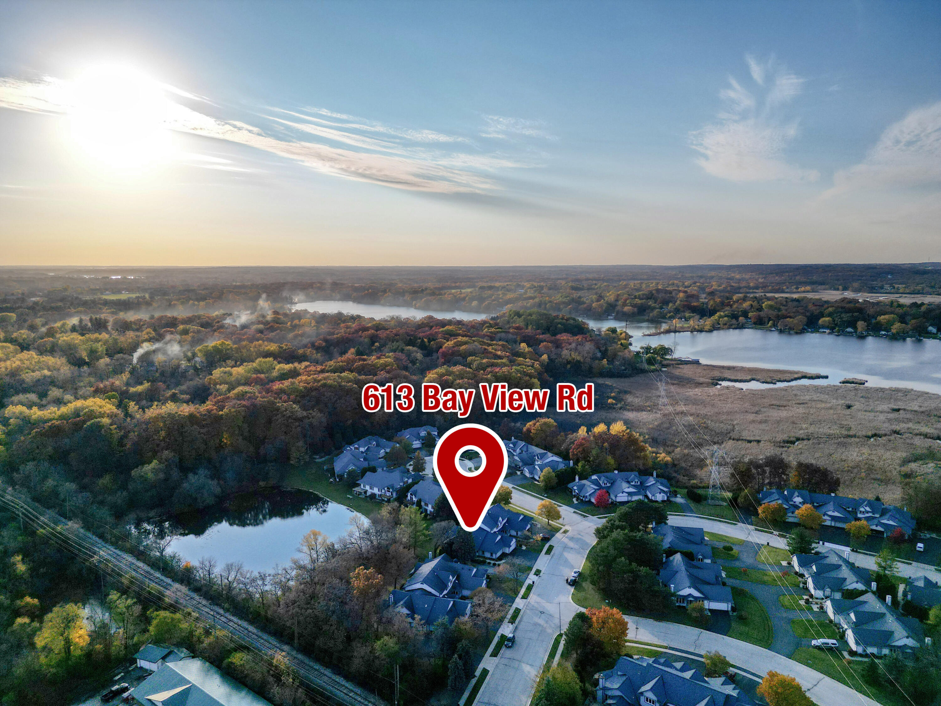 613 Bayview Road Mukwonago, WI 53149 - Photo 5 of 58 Aerial View