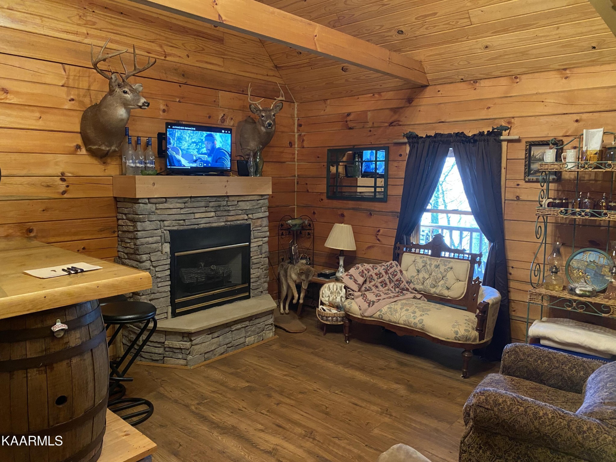 755 Compton Bottom Drive Jamestown, TN 38556 - Photo 11 of 24 a living room with furniture and a fireplace
