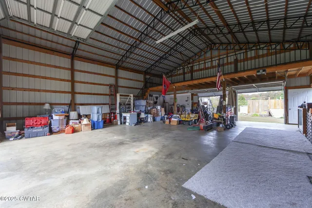 a view of a storage in a room