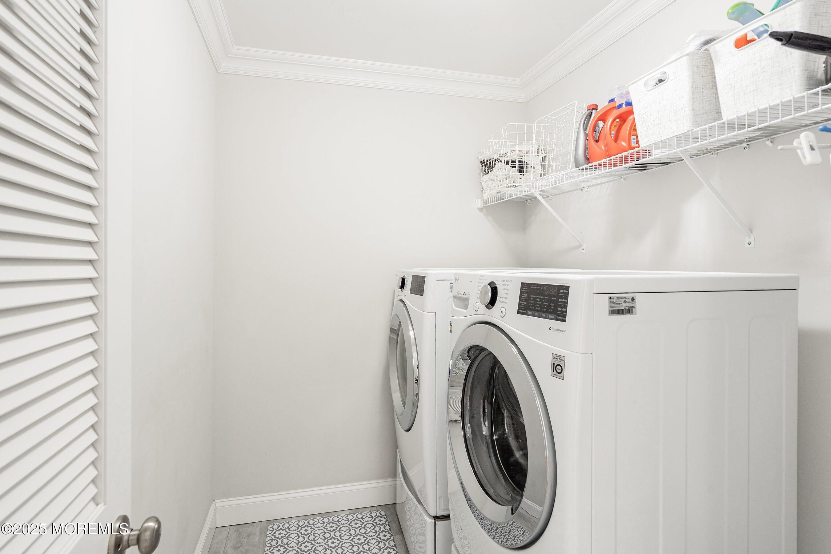 309 Hall Avenue Point Pleasant, NJ 08742 - Photo 19 of 35 a utility room with dryer and washer