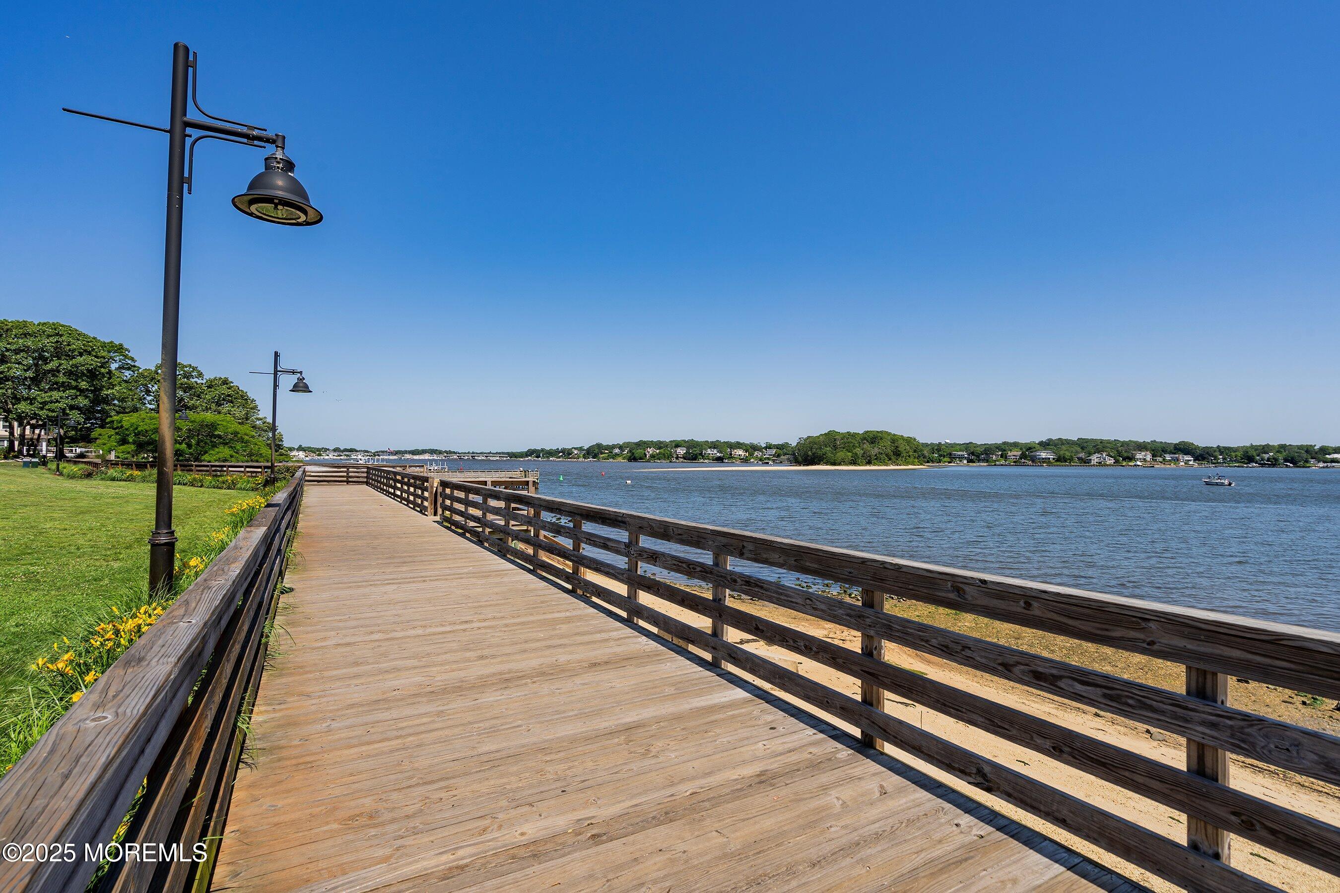 309 Hall Avenue Point Pleasant, NJ 08742 - Photo 33 of 35 a view of wooden floor with a lake view