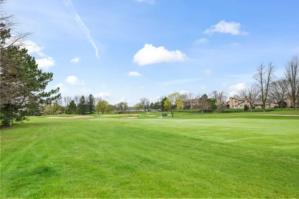 a yard with lots of green space