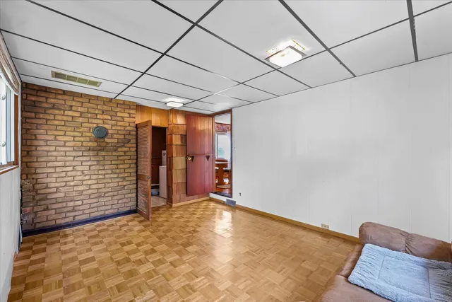 a view of livingroom with an empty space