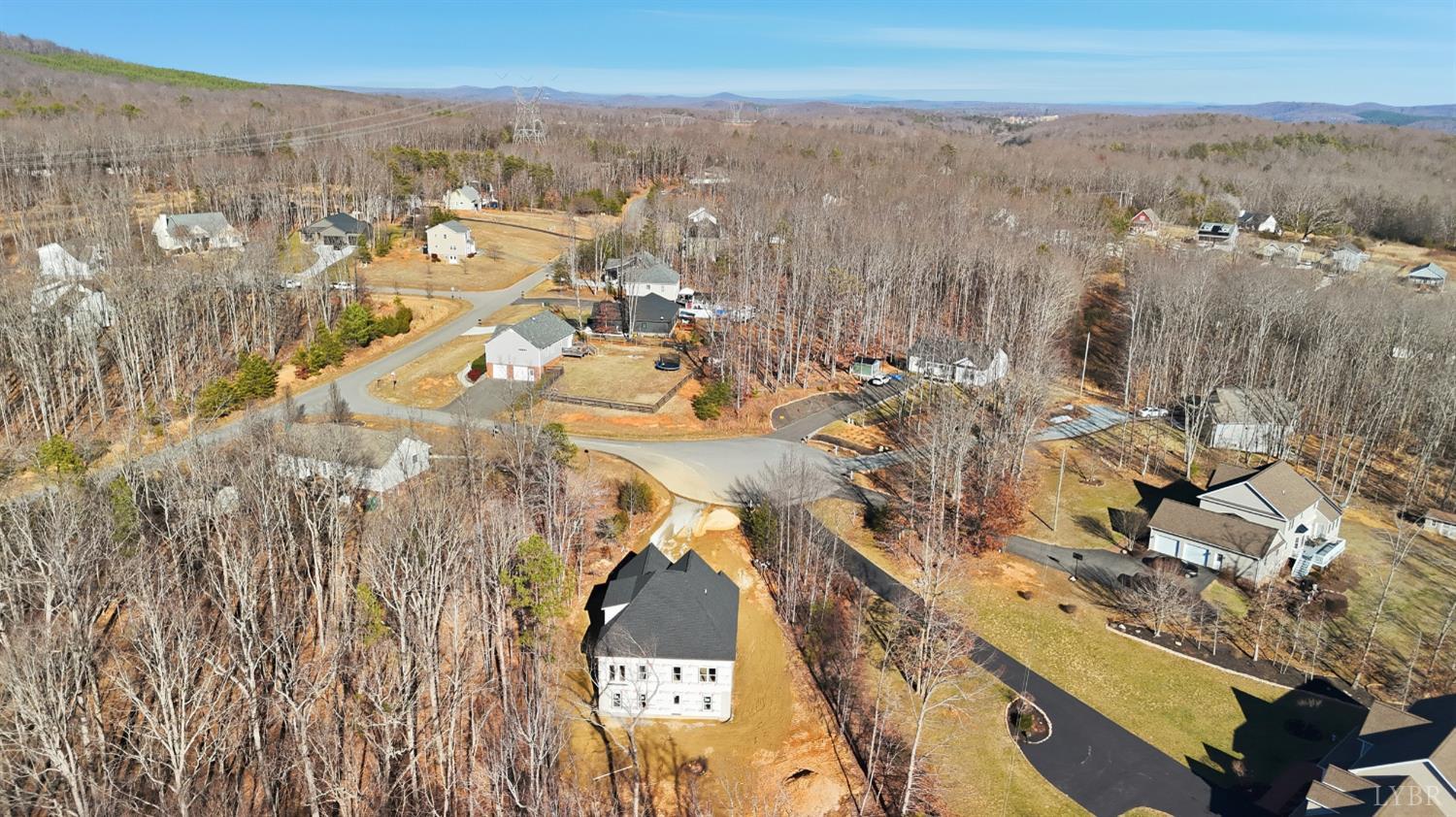 20 Semmes Court Rustburg, VA 24588 - Photo 3 of 33 an aerial view of residential building and parking space