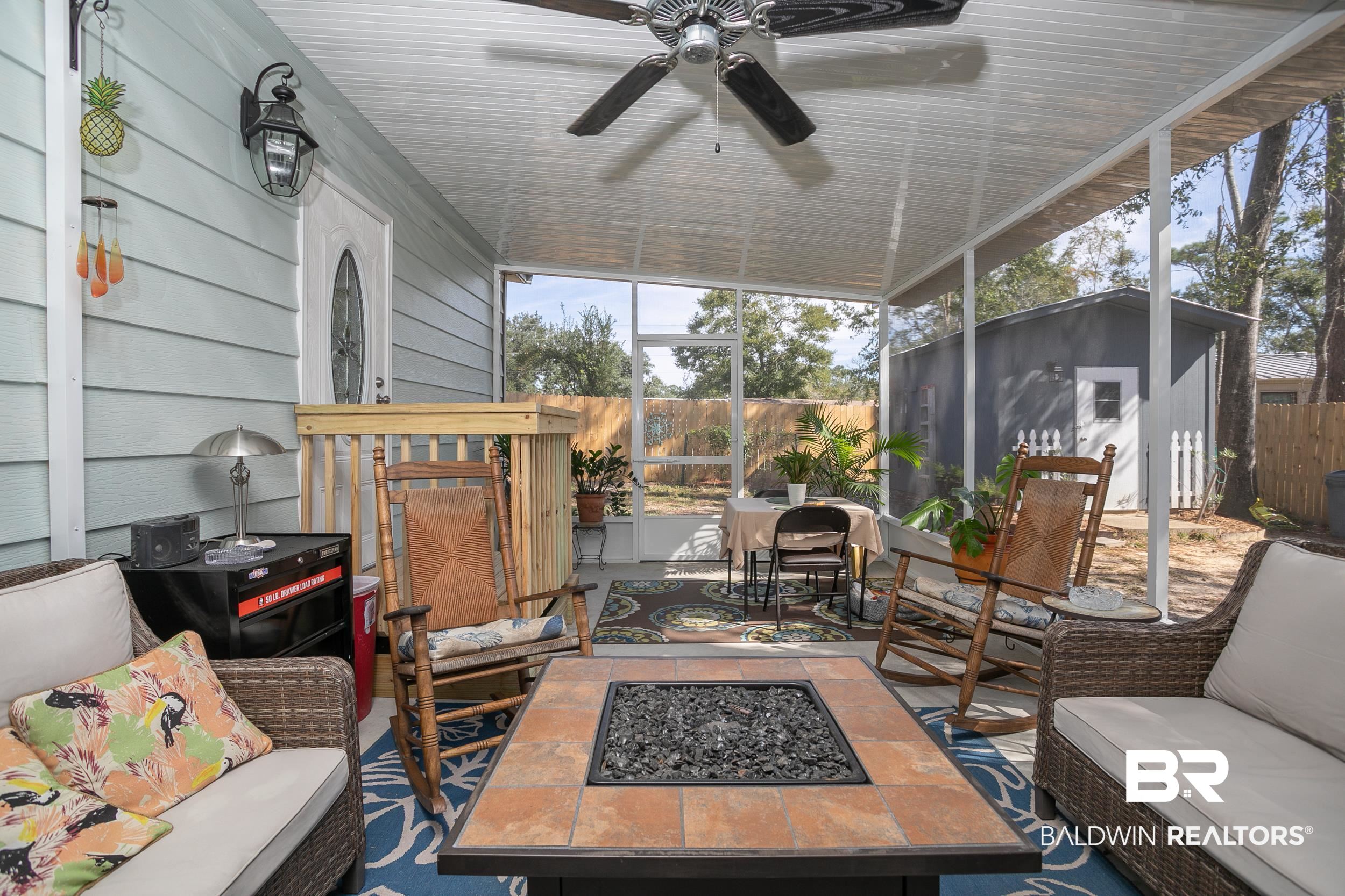 1652 Del Rey Drive Lillian, AL 36549 - Photo 2 of 50 Entry to the home is through this spacious porch.
