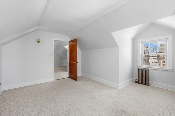 a view of a yard covered in snow