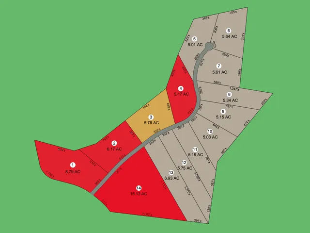 an aerial view of a house with a swimming pool