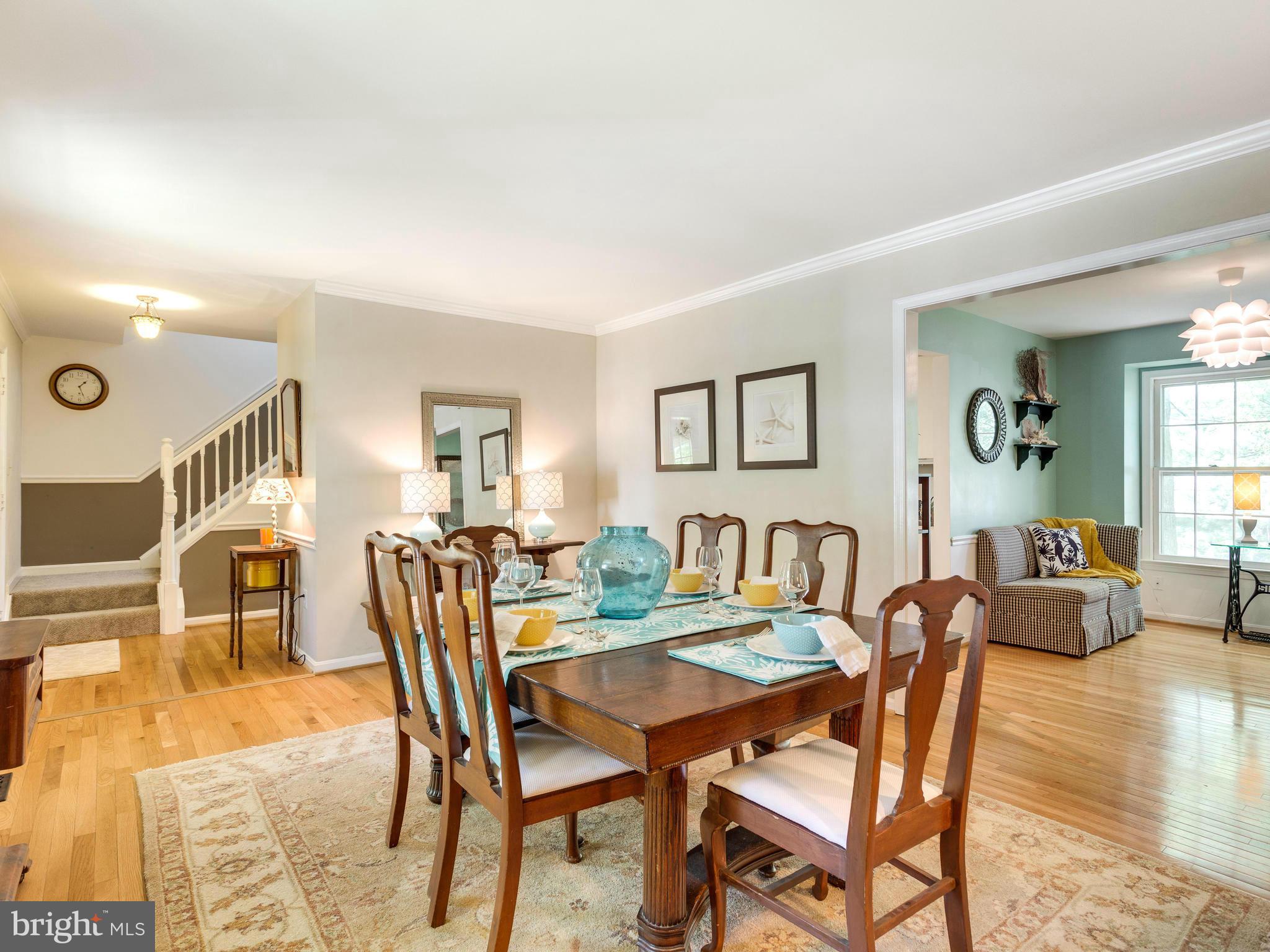 7448 Shepherd Ridge Court Springfield, VA 22153 - Photo 7 of 30 Dining Room w/ Hardwood Floors