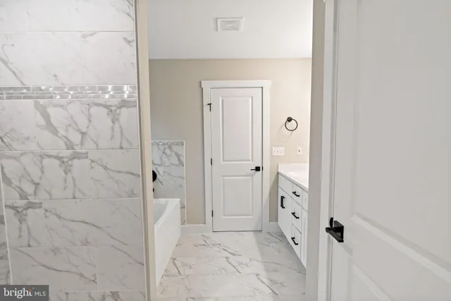 view of bathroom with shower