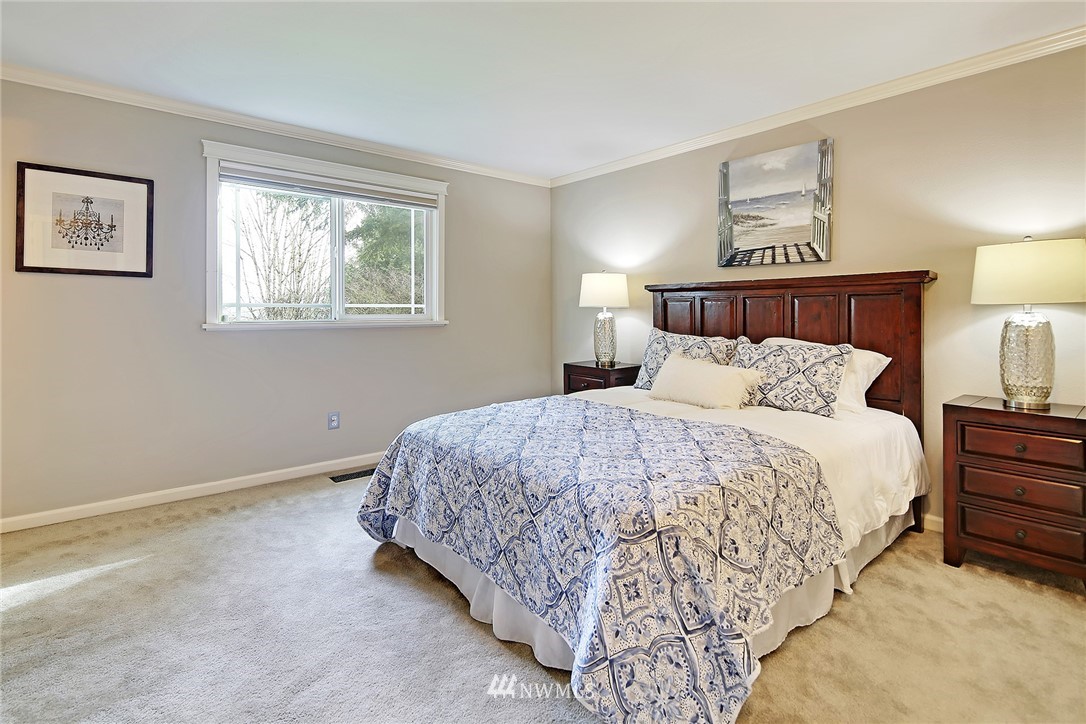 22415 1st Drive Southeast Bothell, WA 98021 - Photo 12 of 24 a bedroom with bed and a night stand