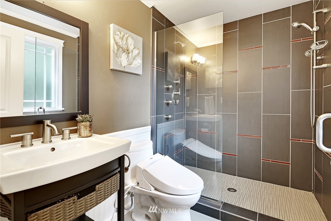 22415 1st Drive Southeast Bothell, WA 98021 - Photo 13 of 24 a bathroom with a sink toilet and shower