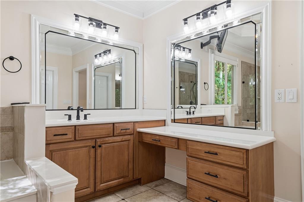 4185 Pool Road Winston, GA 30187 - Photo 22 of 39 a bathroom with a sink and a mirror