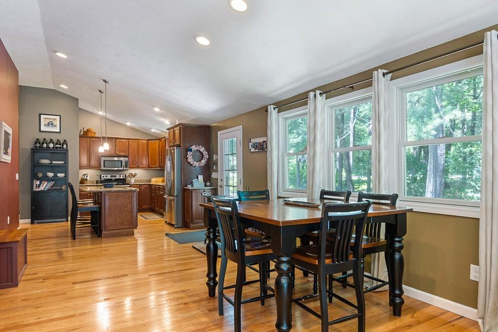 37 Coal Kiln Road Princeton, MA 01541 - Photo 8 of 26 a view of a dining room with furniture window and wooden floor