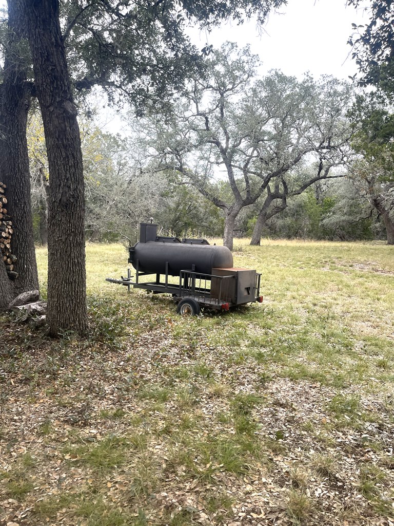 695 Big Shades Road Concan, TX 78838 - Photo 17 of 27 a backyard of a house with lots of green space