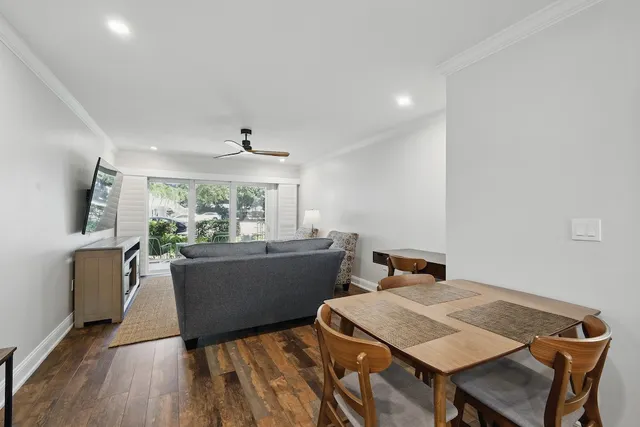 a room with furniture and a window