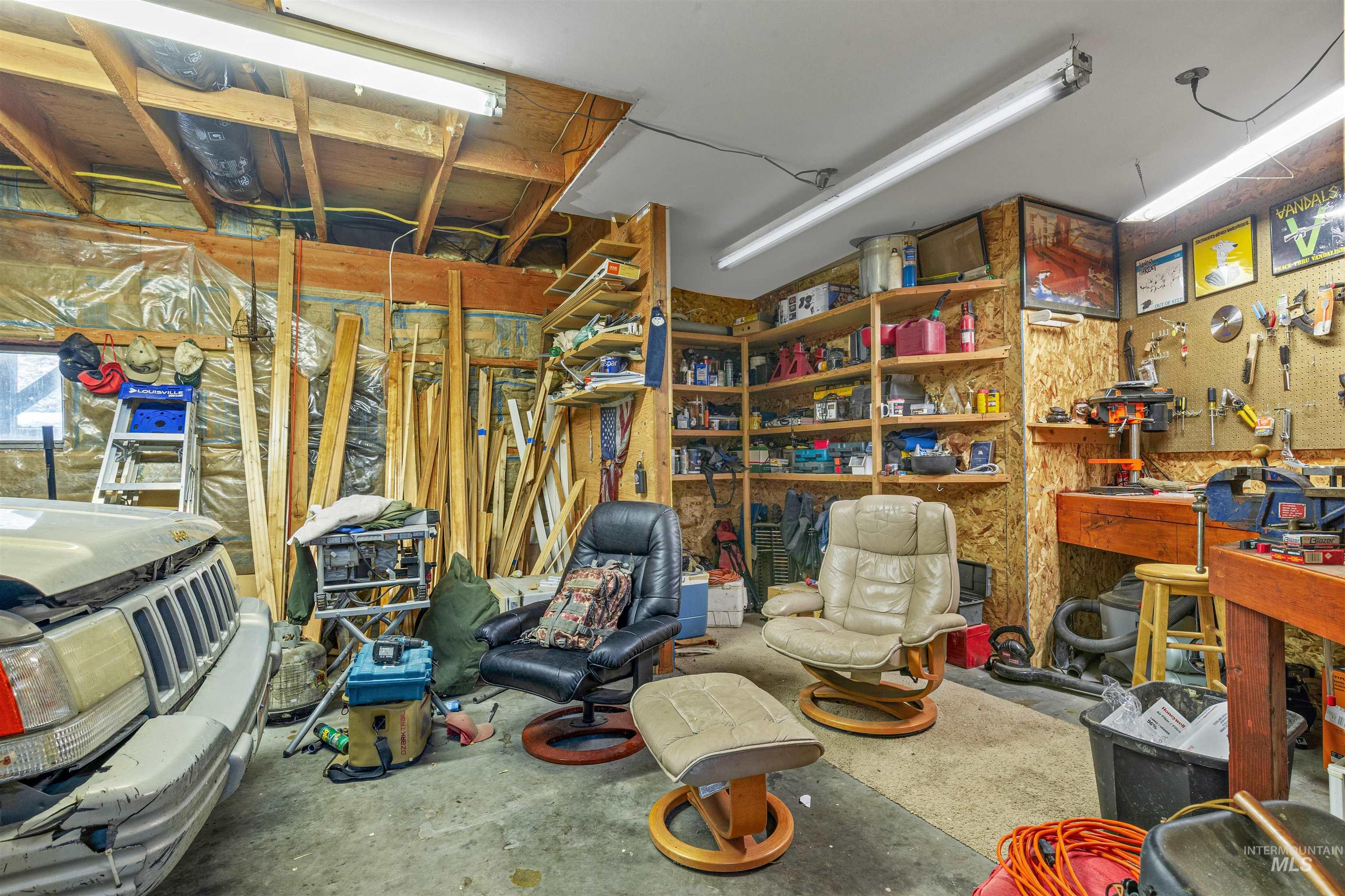 302 Berger Street Riggins, ID 83549 - Photo 17 of 47 Basement featuring a workshop area