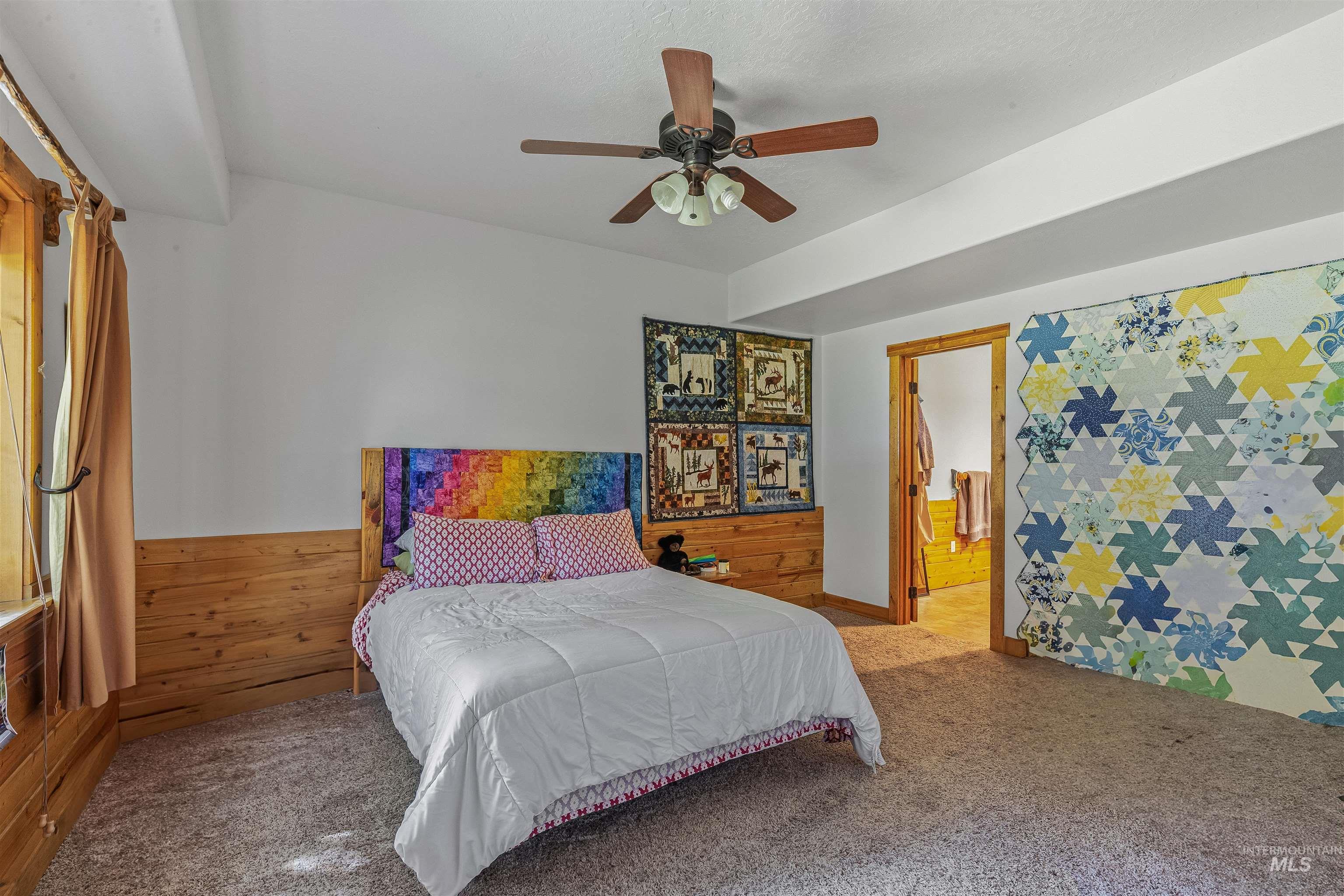 302 Berger Street Riggins, ID 83549 - Photo 35 of 47 Carpeted bedroom with ceiling fan