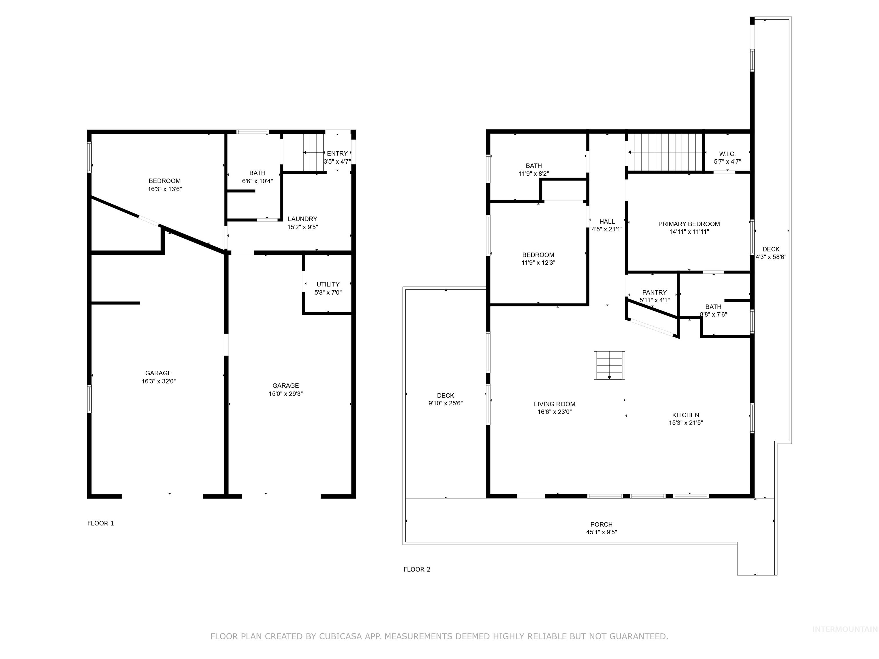 302 Berger Street Riggins, ID 83549 - Photo 45 of 47 View of home floor plan
