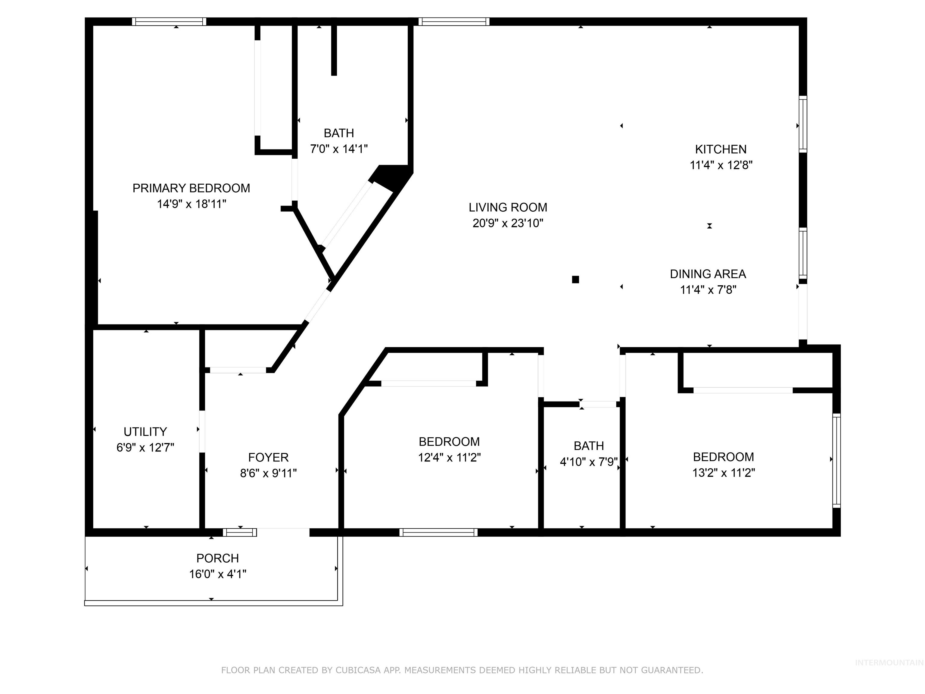 302 Berger Street Riggins, ID 83549 - Photo 46 of 47 View of floor plan / room layout