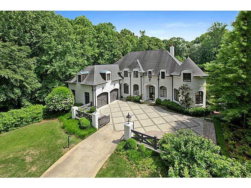 752 West Wesley Road Northwest Atlanta, GA 30327 - Photo 1 of 1 Exterior Front. Aerial view of the property, the home is actually on grade with the street