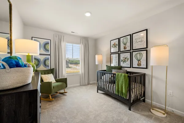 a room with furniture and a window