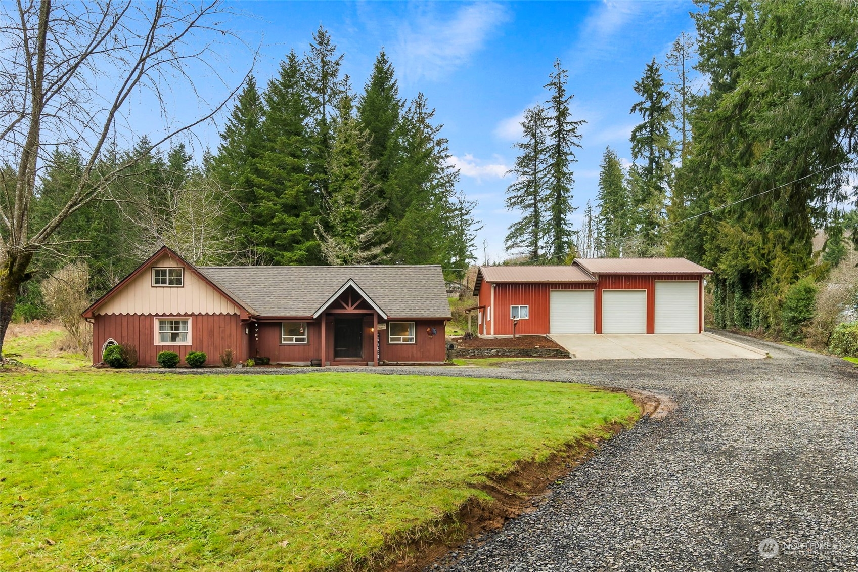 293 Logan Hill Road Chehalis, WA 98532 - Photo 30 of 36 a view of a house with a yard