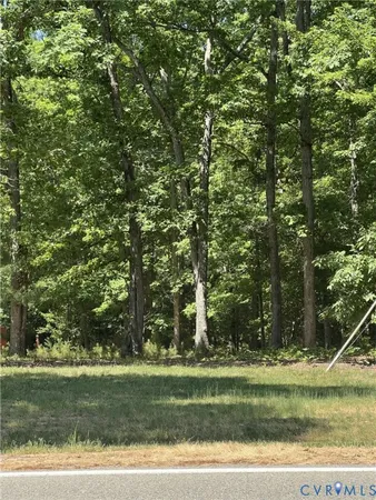 a view of a golf course with a trees