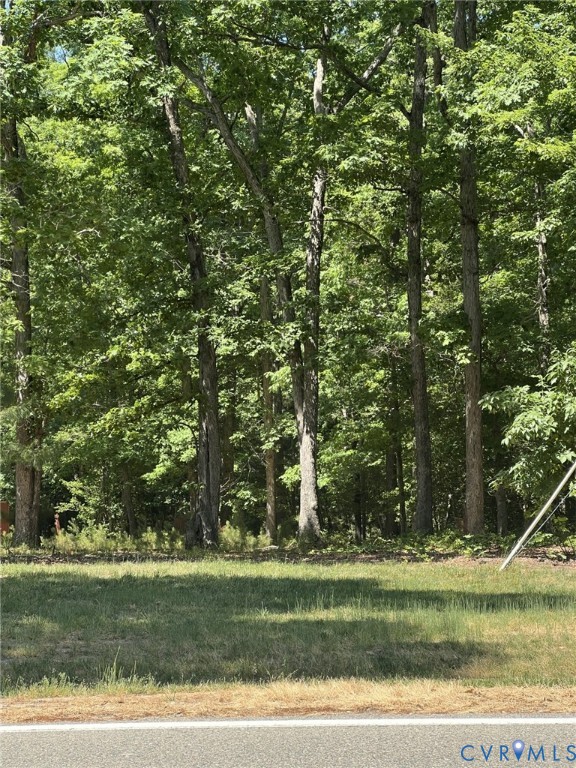 a view of a golf course with a trees