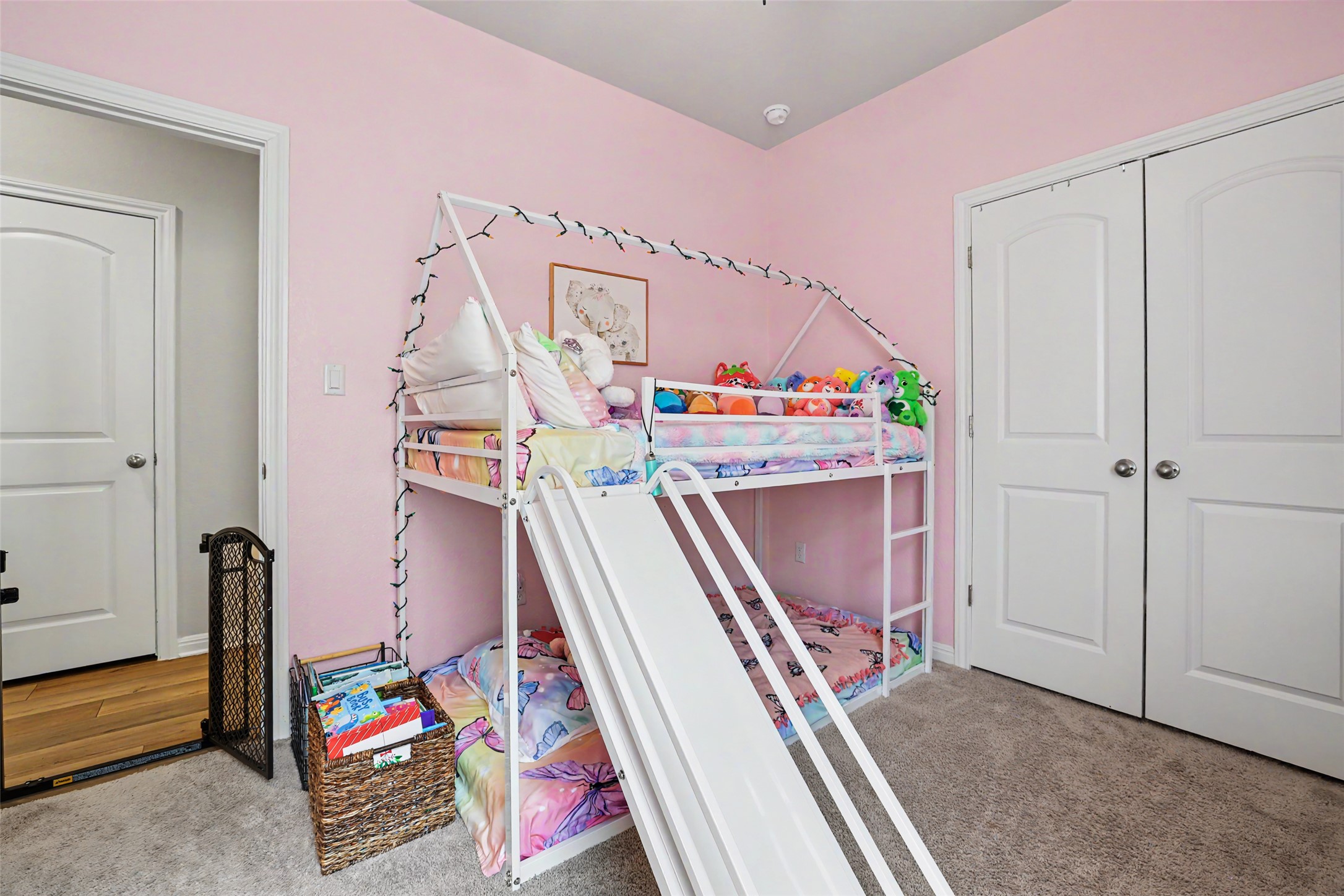 112 Rocking R Court Georgetown, TX 78633 - Photo 25 of 40 A delightful bedroom with plush carpet and ample closet storage, ideal for youthful dreams.