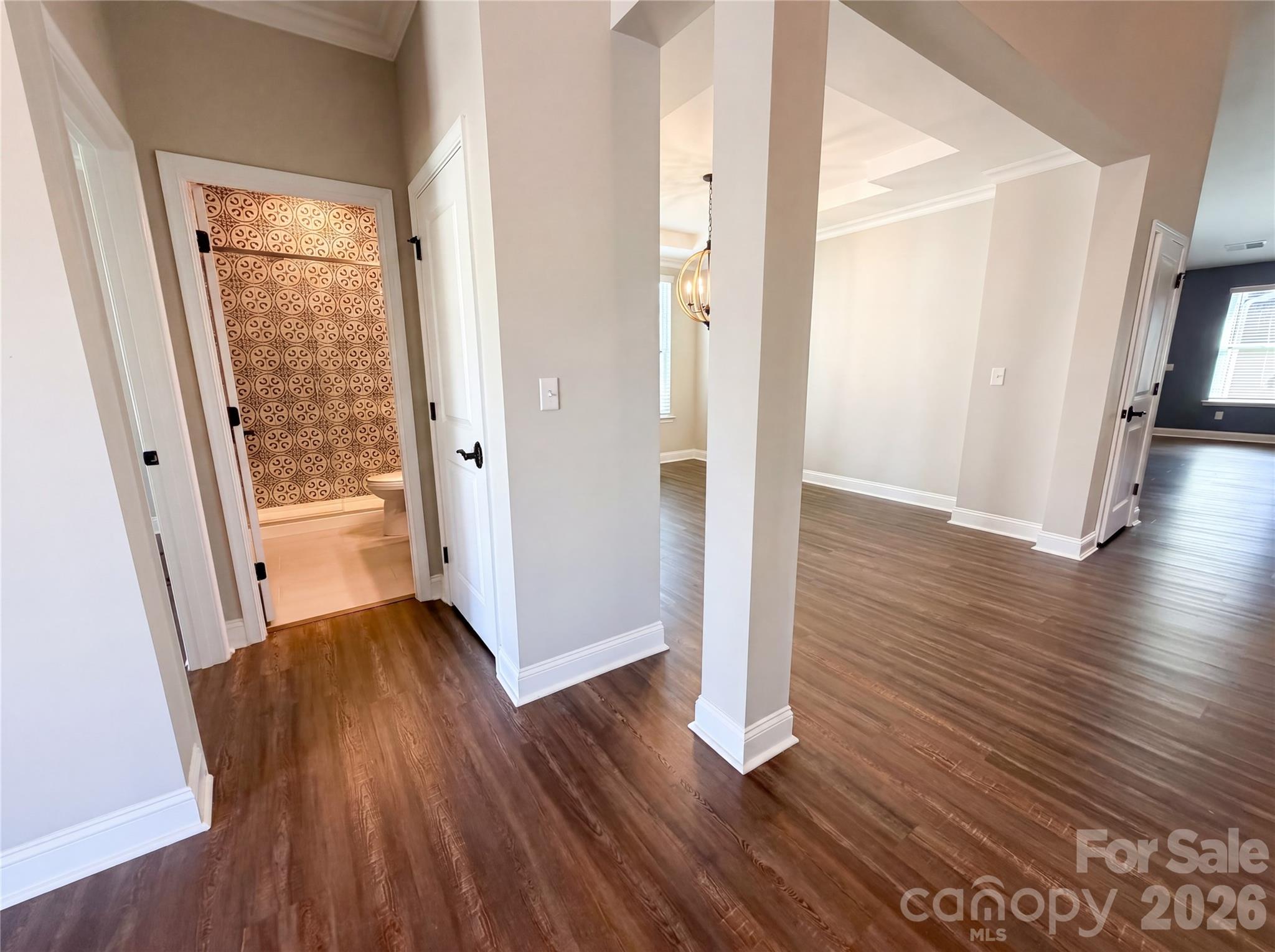 1321 Fishing Creek Road Clover, SC 29710 - Photo 15 of 19 a view of an entryway with wooden floor