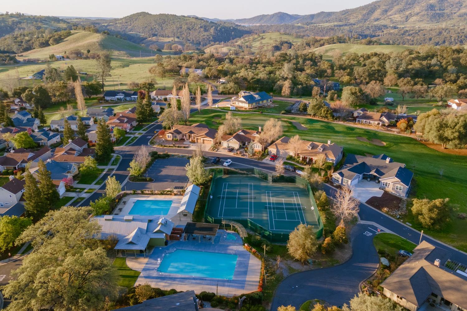 289 Blair Mine Road Angels Camp, CA 95222 - Photo 9 of 10 an aerial view of residential houses and outdoor space