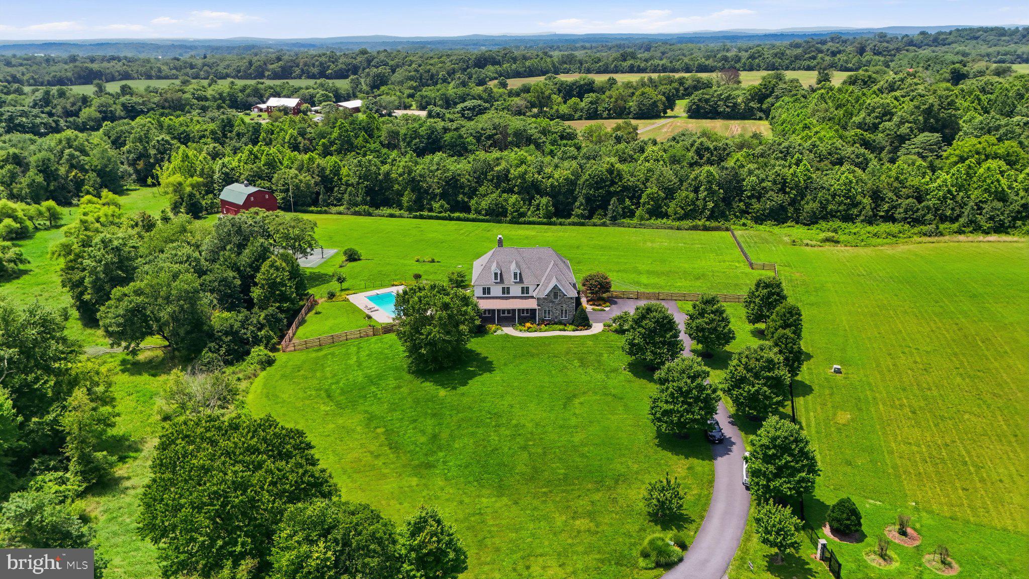 19014 Beallsville Road Poolesville, MD 20837 - Photo 70 of 83 Aerial Front