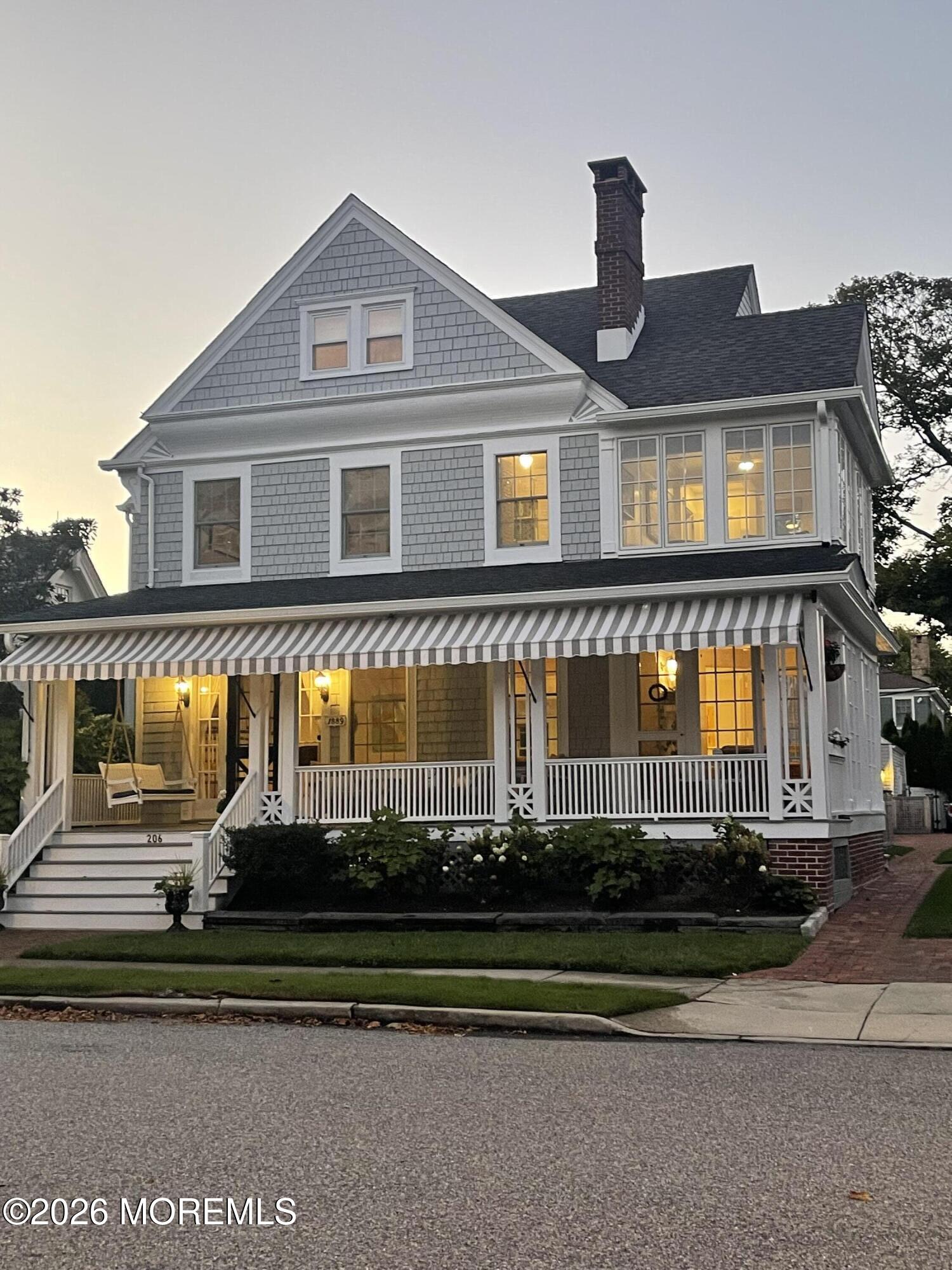 206 Brighton Ave Evening Front Shot