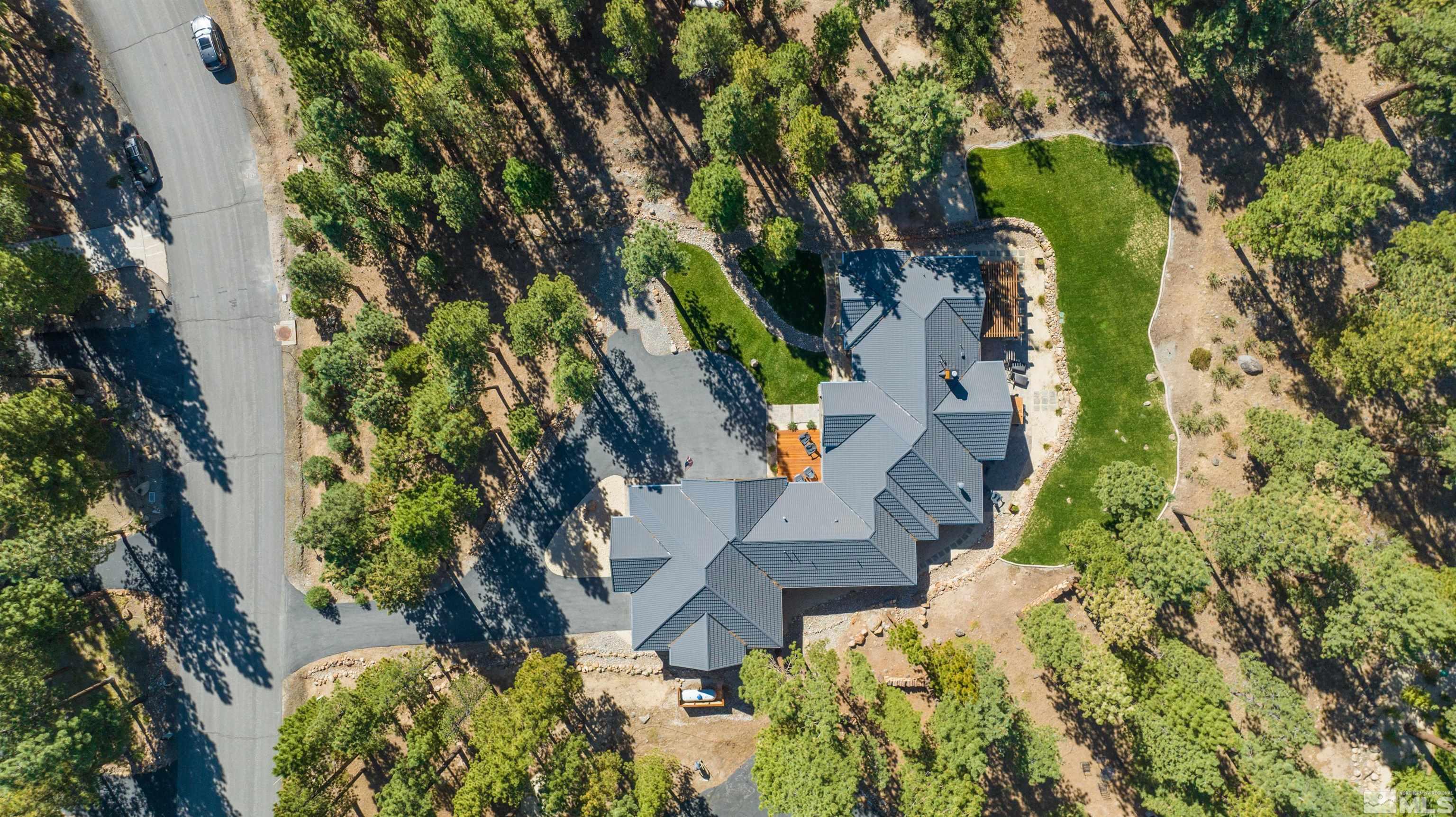 500 Yellow Pine Road Reno, NV 89511 - Photo 40 of 40 an aerial view of residential house with outdoor space