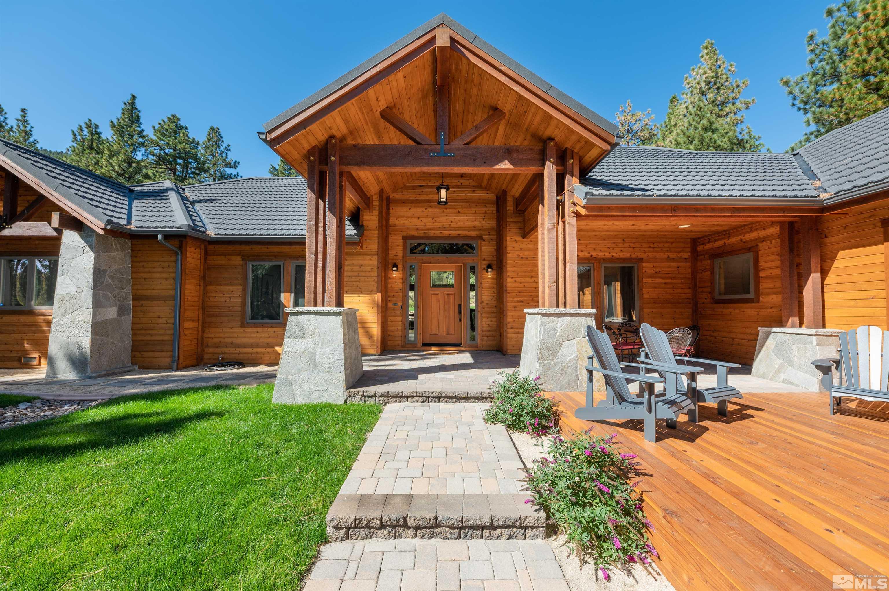 500 Yellow Pine Road Reno, NV 89511 - Photo 6 of 40 a front view of a house with garden