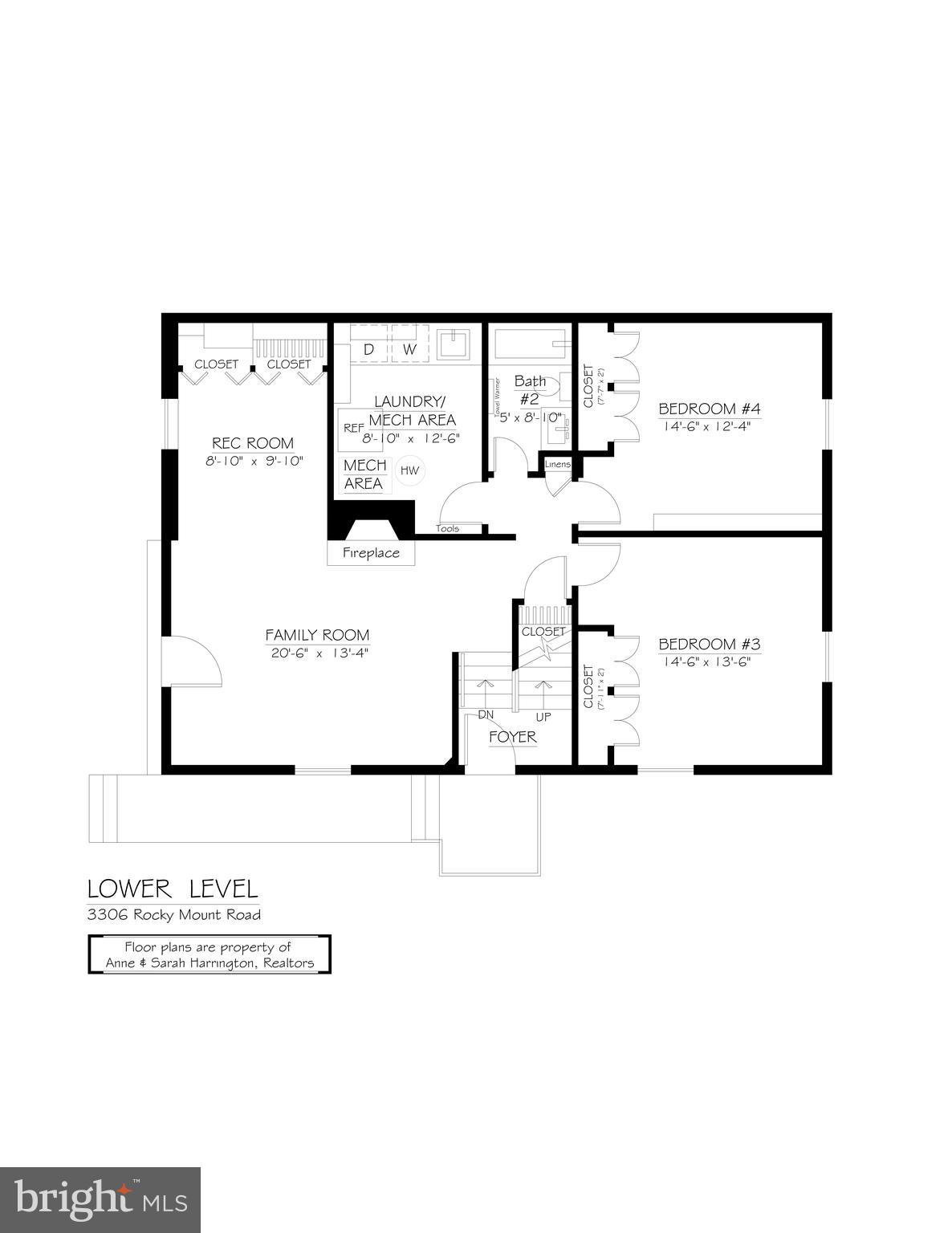 3306 Rocky Mt Road Fairfax, VA 22031 - Photo 47 of 48 Lower Level Floor plans