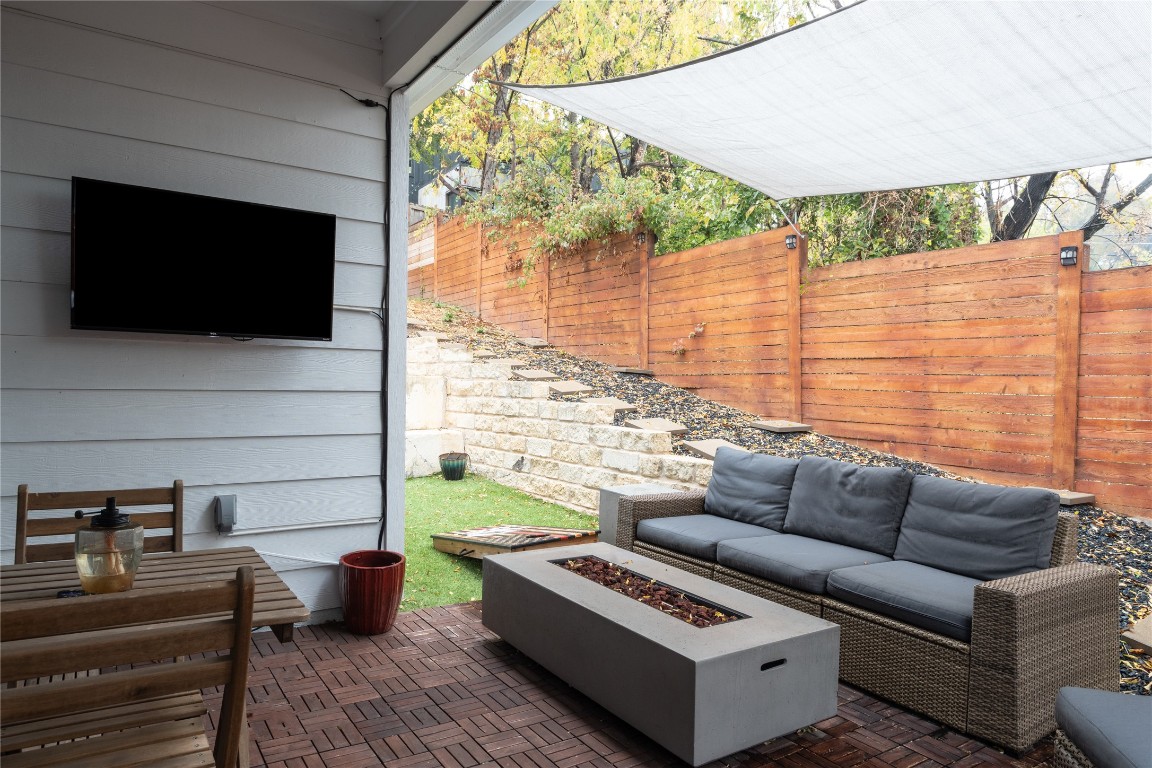 2906 Webberville Road, Unit 2 Austin, TX 78702 - Photo 18 of 21 a view of outdoor space with seating area
