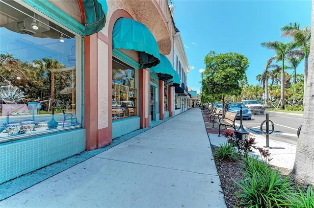 a view of a balcony with an outdoor space