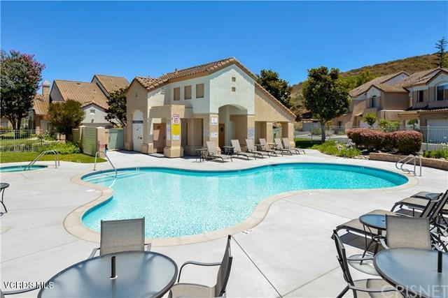 697 Lariate Lane, Unit A Simi Valley, CA 93065 - Photo 26 of 26 a view of a patio with swimming pool of the house