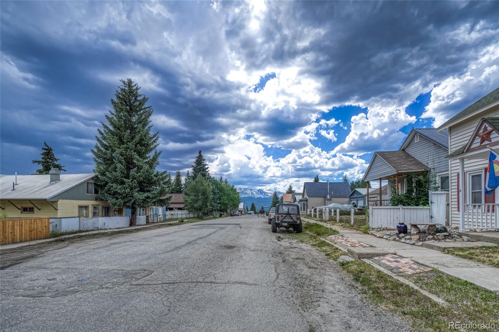 306 Elm Street Leadville, CO 80461 - Photo 36 of 42 a view of a street with cars parked